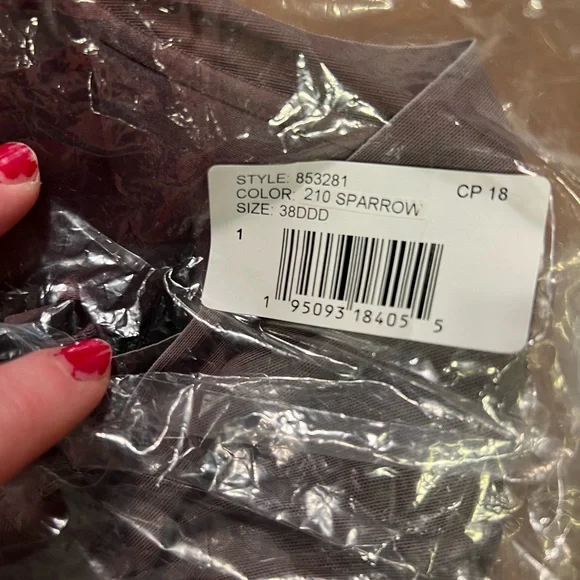 NWT WACOAL Ultimate Side Smoother T-Shirt Bra Sparrow Colored Size 38DDD ๐ - Picture 14 of 15